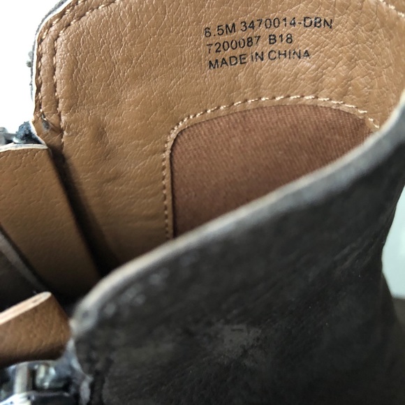 Frye Judith brown leather zip up ankle booties - Picture 8 of 16